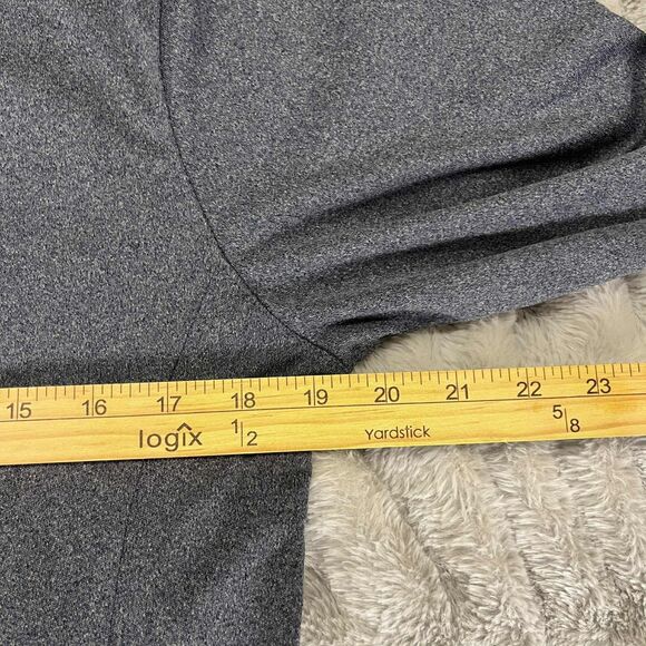 Colosseum Men’s M West Virginia Mountaineers 1/4 Zip Pullover Gray Long Sleeve - Picture 5 of 6